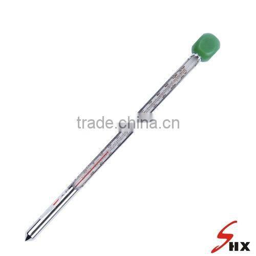 Soil thermometer for planting out with metal case