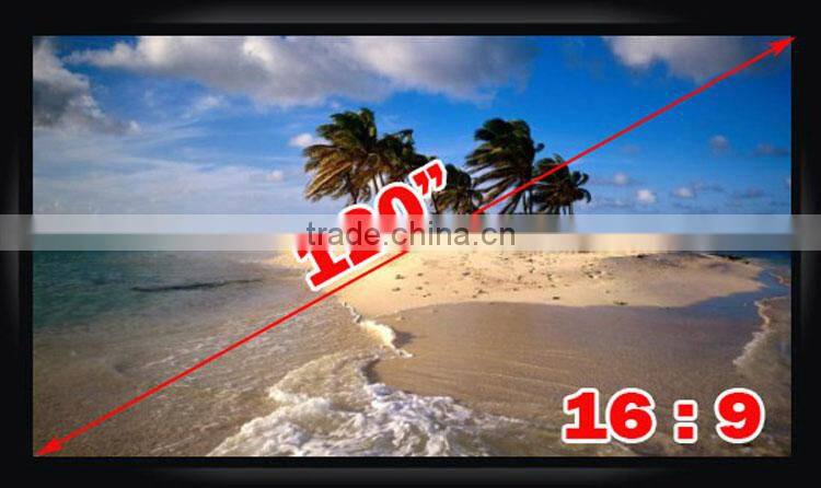 Top quality 120" inches Motorized Projection screen 16:9 Wide Screen Electric window Screen