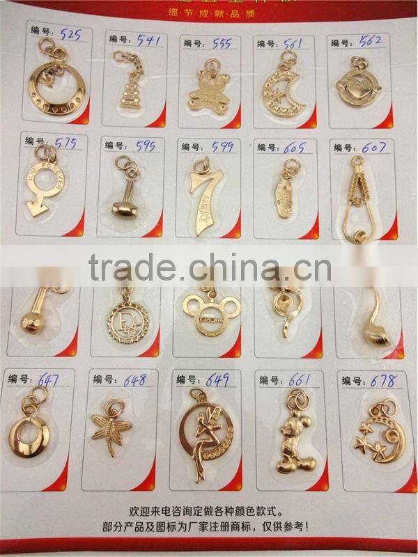 Fashion design good plating zipper puller