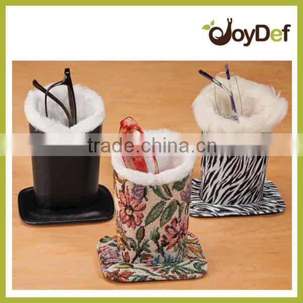 best selling trendy wholesale price PU leather reading eyeglasses holder