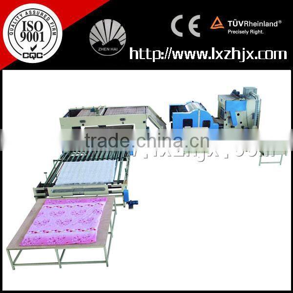 HFJ-88 nonwoven without glue wadding plant , non glue wadding production line