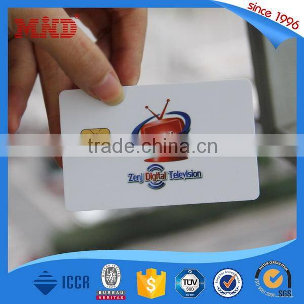 MDC22 iso7816 jcop pvc printable contact smart card factory price