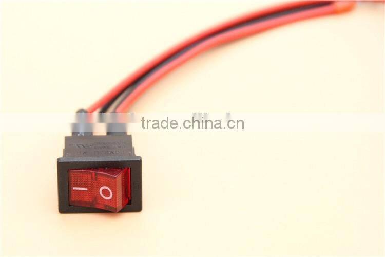 Switch Lead Wire Power Switch assemble with UL1007 Wire Harness