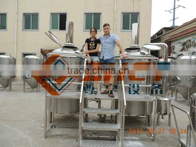complete beer equipment/brewery system with CE certificate