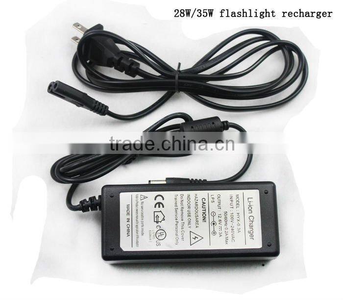 50/35W HID Flashlight/rechargeable HID torch;6600mAh