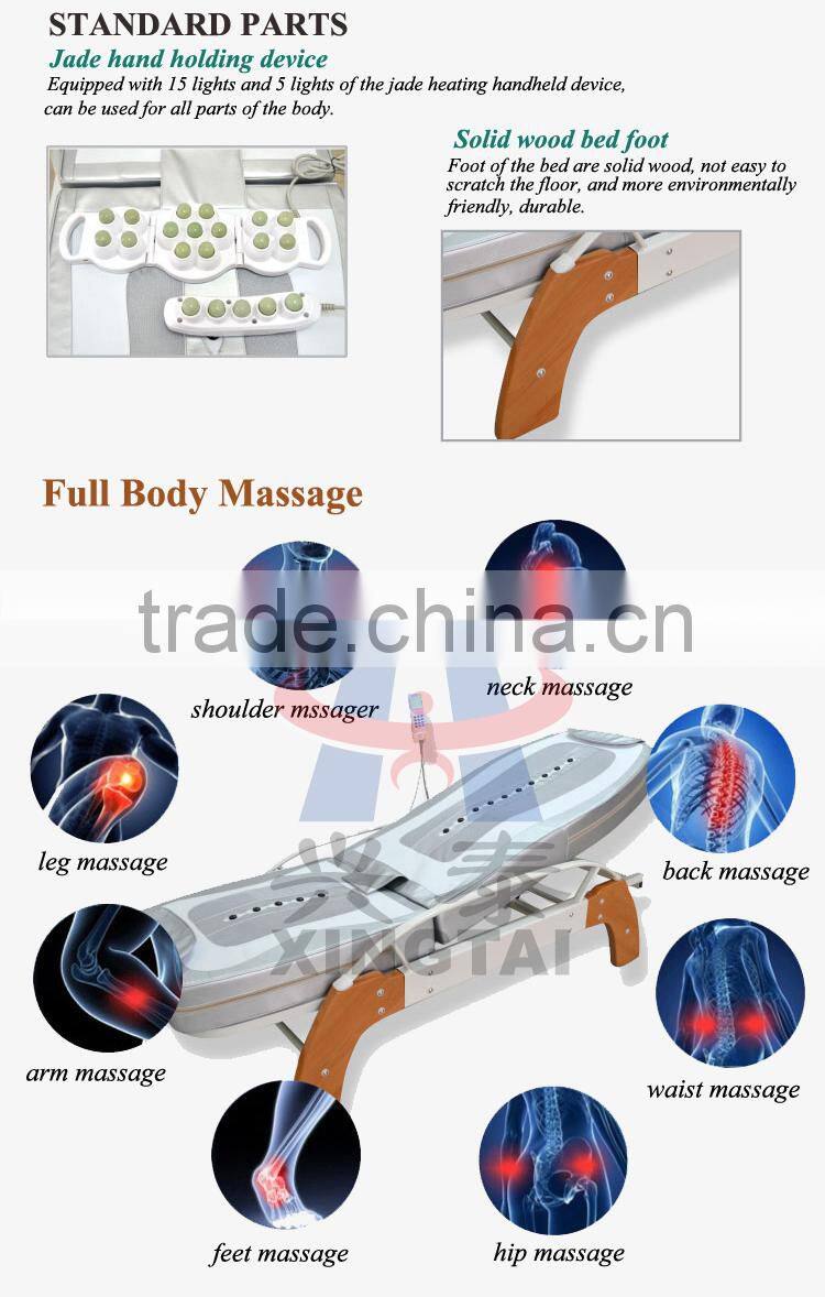 XT-168-1C Electric Infrared Thai Roller Jade Stone Massage Bed