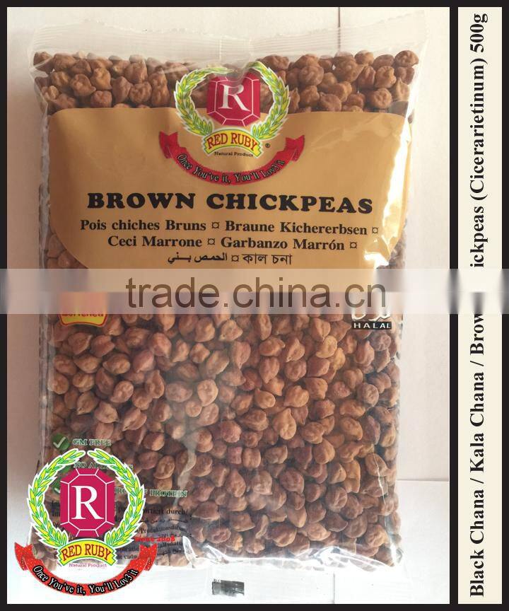 Black Chana / Kala Chana / Desi Chickpeas / Brown Chickpeas / Cicerarietinum ( Red Ruby Brand )
