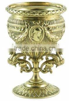 BPA FREE 100% PURE COPPER WINE GOBLET GLASSES, EMBOSSED DESIGN SOLID COPPER MARTINI