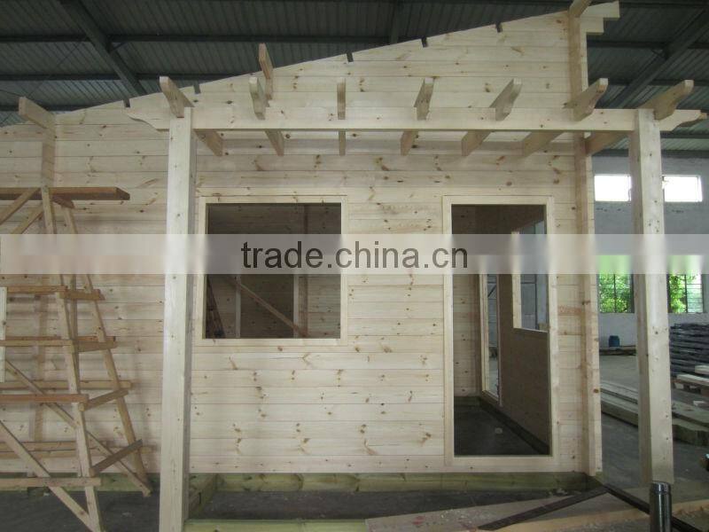 Single Groove Design Wooden House Villa