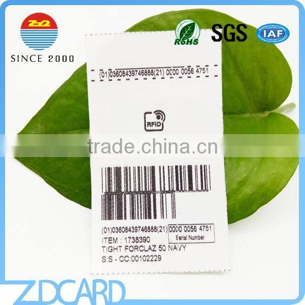 ABS/PPS/Silicon Temperature-resist RFID Laundry Sticker For Clothes Management
