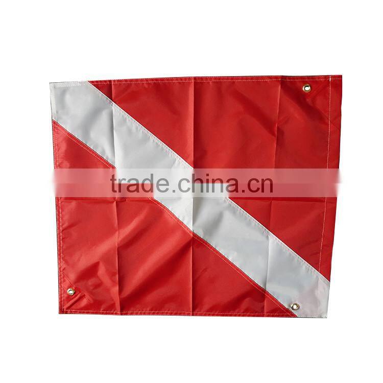 Diving flag white and red flag