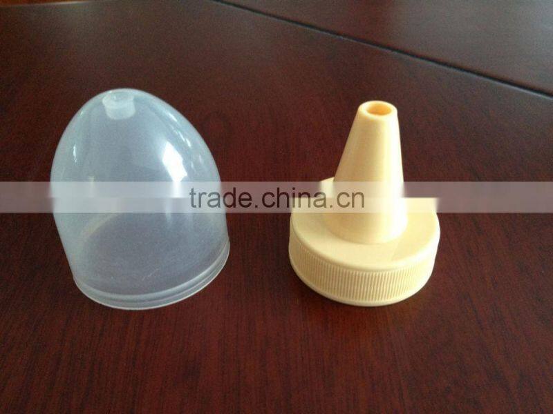 500g empty honey squeeze bottle with sharp mouth and cover