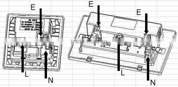 New design usb power plug socket with switch wall socket double