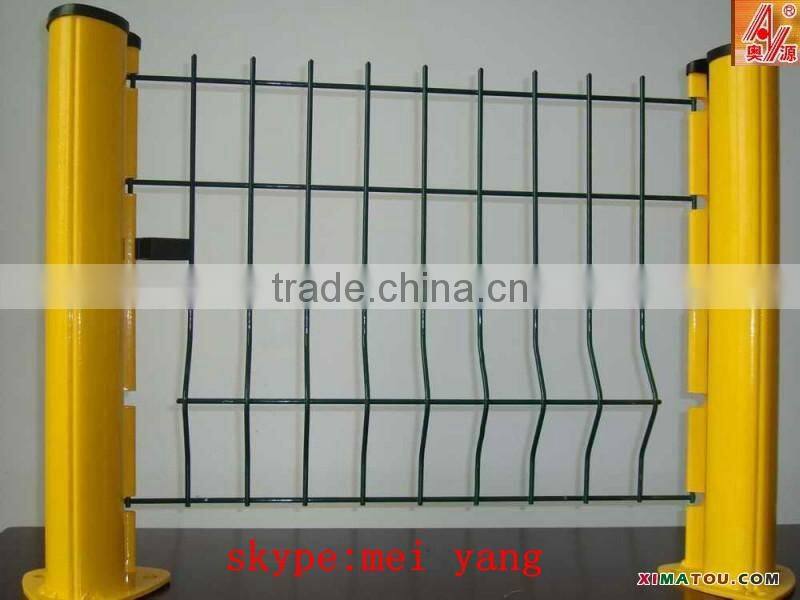 Euro Style Free Standing Metal Palisade Fence / Wrought Iron Fence Panel Hot Sale