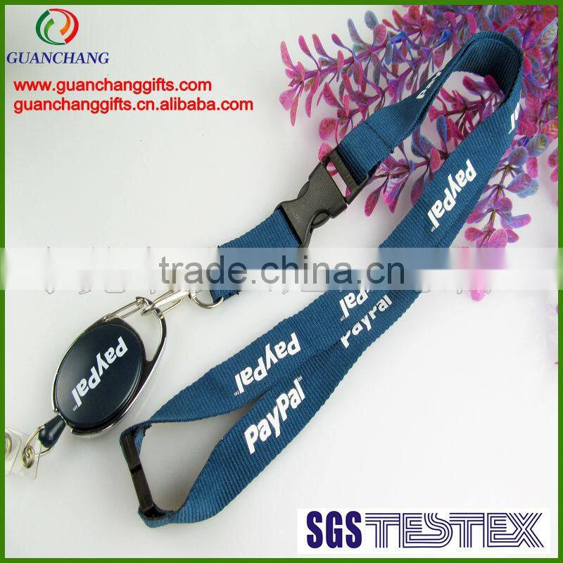 OEM promotion custom yoyo card holder with lanyard