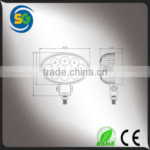 China wholesale 12v hot spot flood 24w offroad led work light for car 4x4 accessories