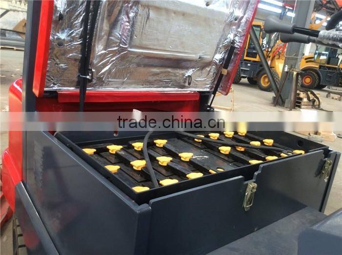 ANSION factory price 2.5ton electric forklift machine with curtis system