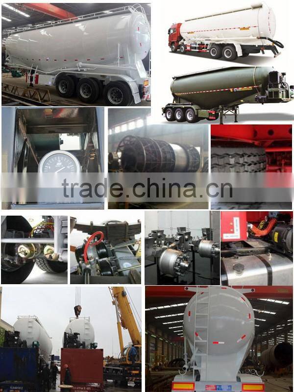 China Hot Sale Bulk Powder Loading Tanker Semi-Trailers