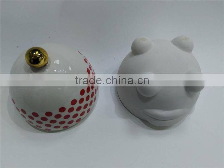 hot sale personalized color glazed decorative ceramic custom printed candle jars