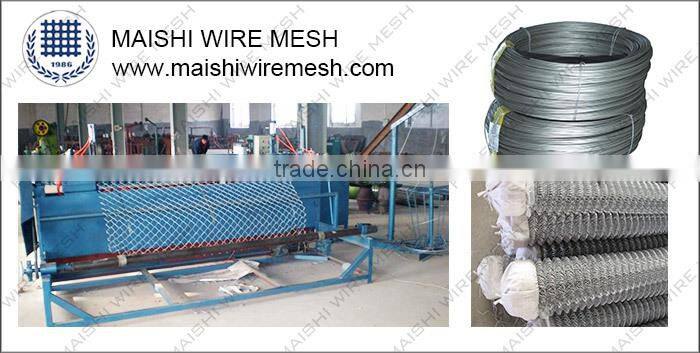 PVC Coated Chain Link Mesh Fence Diamond mesh
