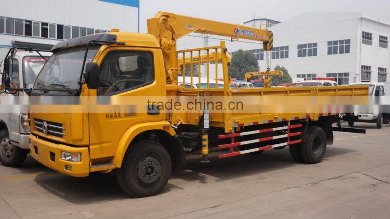 DFAC 3 ton crane truck, 3ton truck crane