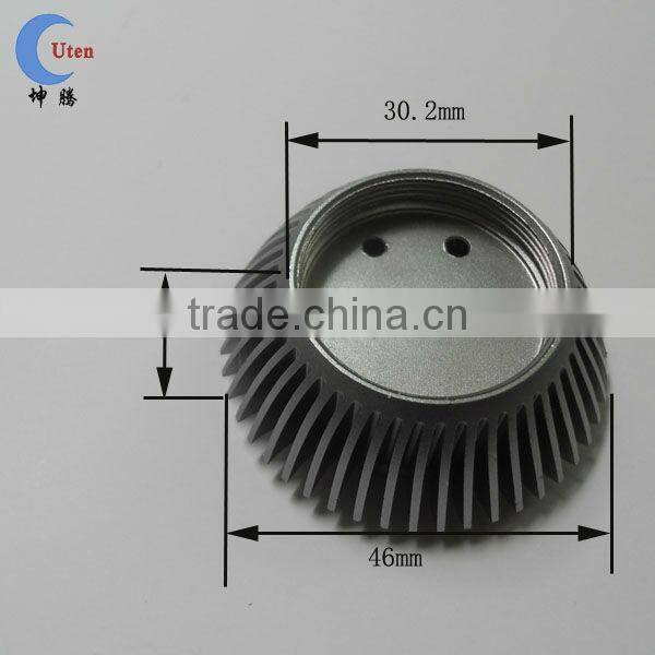 Different size and cheap custom aluminum part for LED lamp