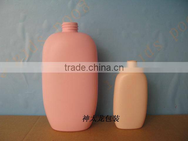 HDPE plastic shampoo bottle
