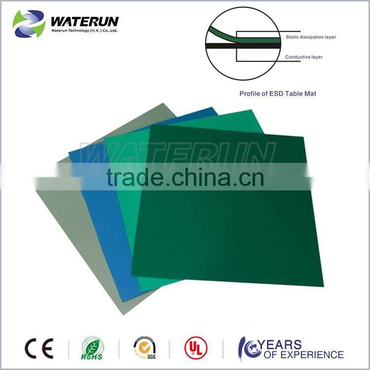 cleanroom anti-static rubber table top mat,esd rubber mat