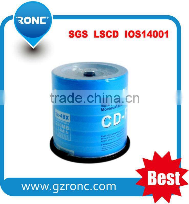 High performance Printable CD with 50 Pack for Burn Games