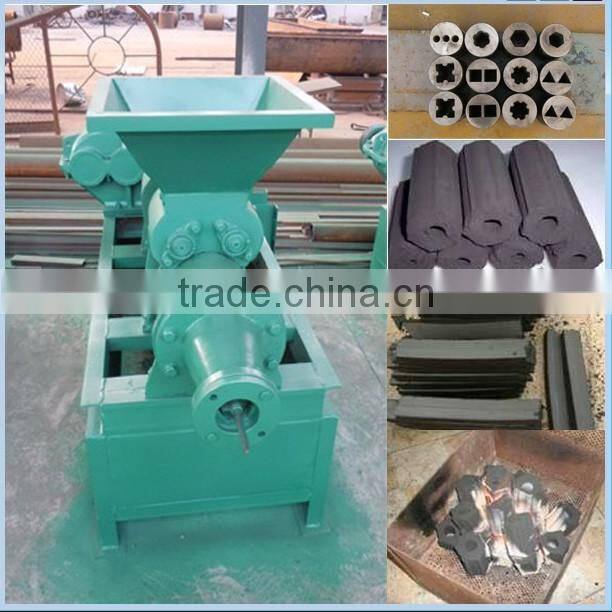 hollow cylinder shape charcoal briquette making machine