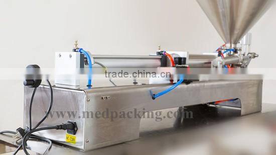 Small Scale Single Head Cream Pneumtic Filling Machine with 100-1000ml
