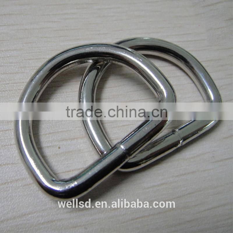 file welded stainless steel d ring for dog collar