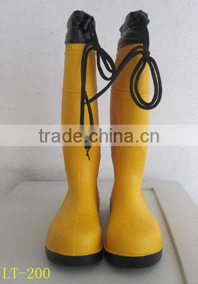 2015 hot rain boots with buckles and braid design