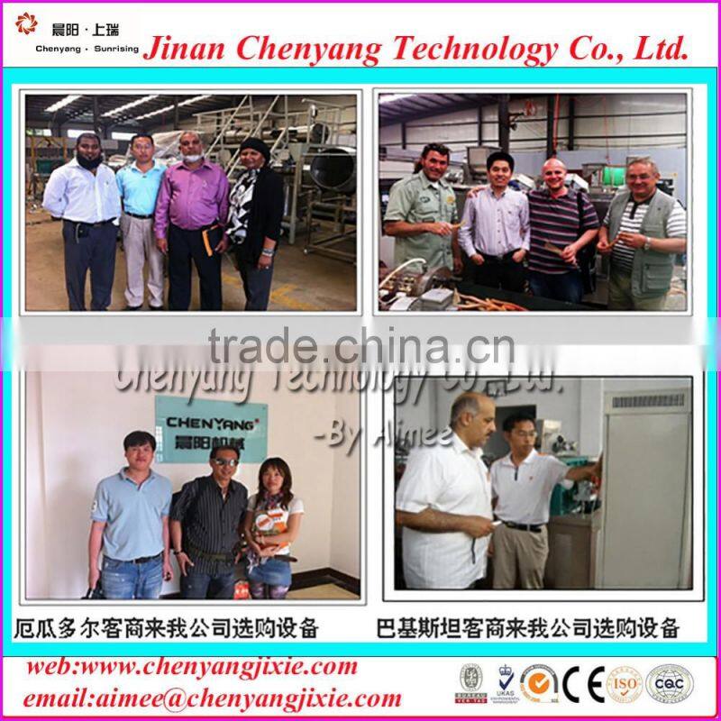 best quality jinan snacks food extruder machine