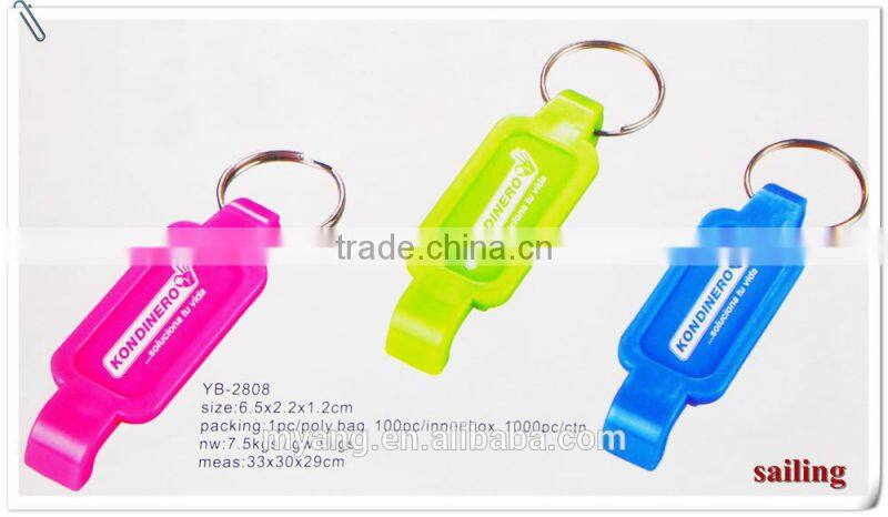 Promotional Aluminium Keychain Bottle opener, Cheap Beer Opener with Keychain Various Customized Metal Bottle Opener
