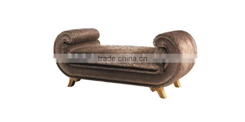 Elegant Italian Palace Style Upholstery Single Sofa Set With Cushions(MOQ=1 SET)