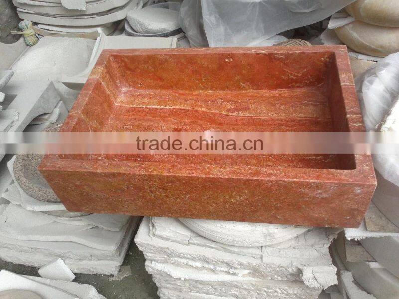 rectangular drop bathroom sink;marble sink;fancy bathroom sinks