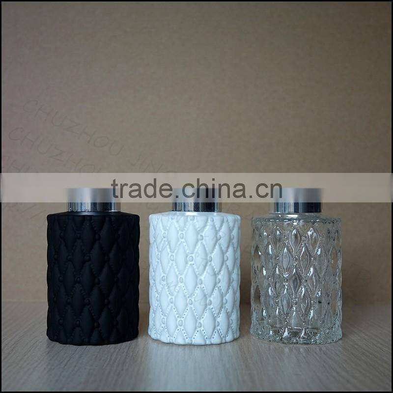 High quality perfume bottle round diffuser glass bottle wholesale