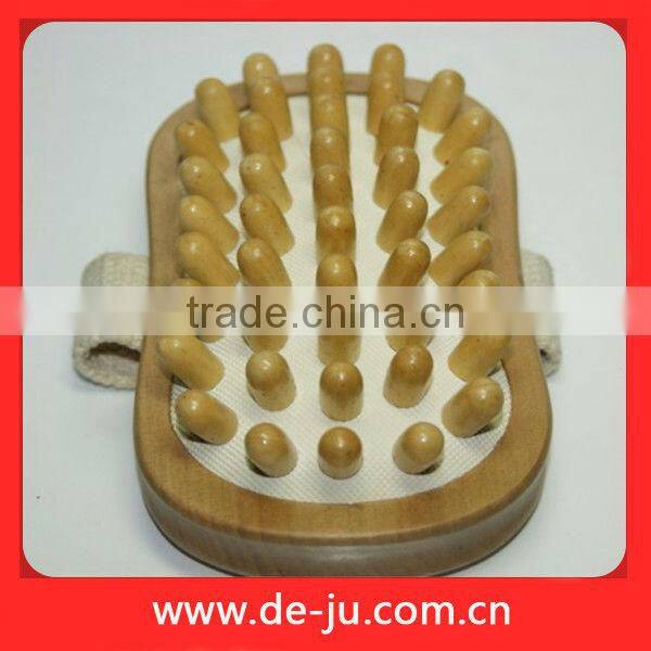 Body Back Belt Scrubber Wooden Body Brush