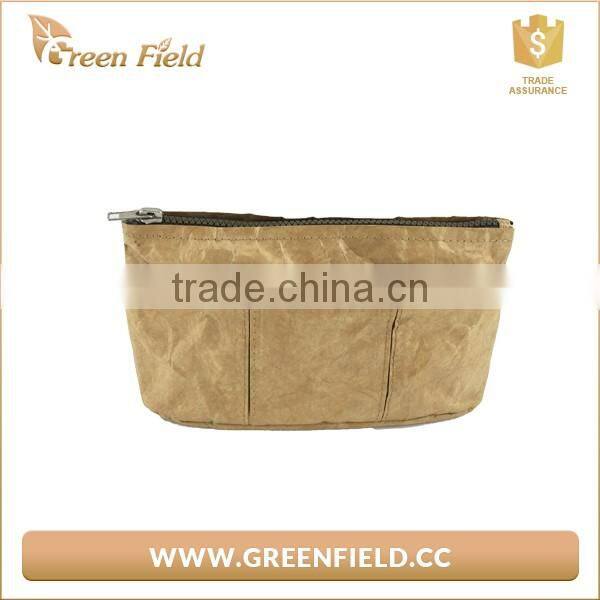 2017 fashion design eco beauty custom tyvek paper cosmetic men toiletry bag