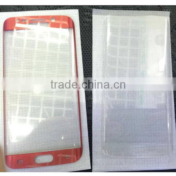 Mobile phone screen protective film,tempered glass screen protector for Samsung s6 edge , touch screen glass film
