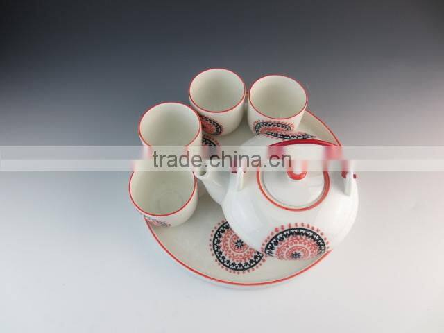 ceramic Chinese style eco-friendly drinkware type tea set