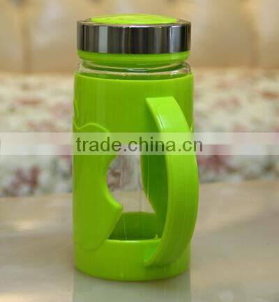 Supply fashion creative quality plastic cement apple glass office Cup / mug (350ml)