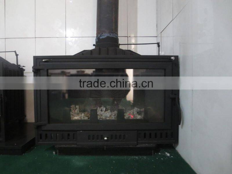 15KW CE certificates high quality europe style large size decorative wood pellet stoves inserts HS-X15