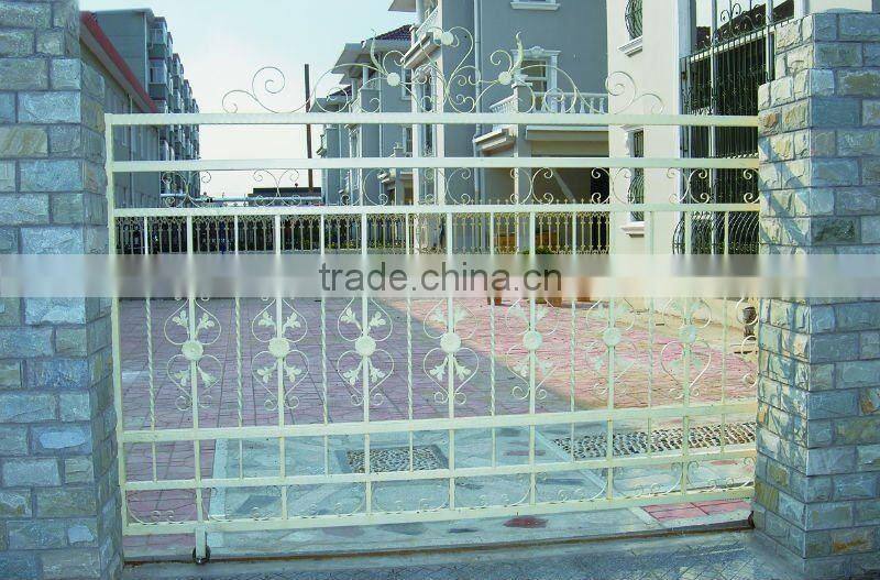 antique wrought iron gate