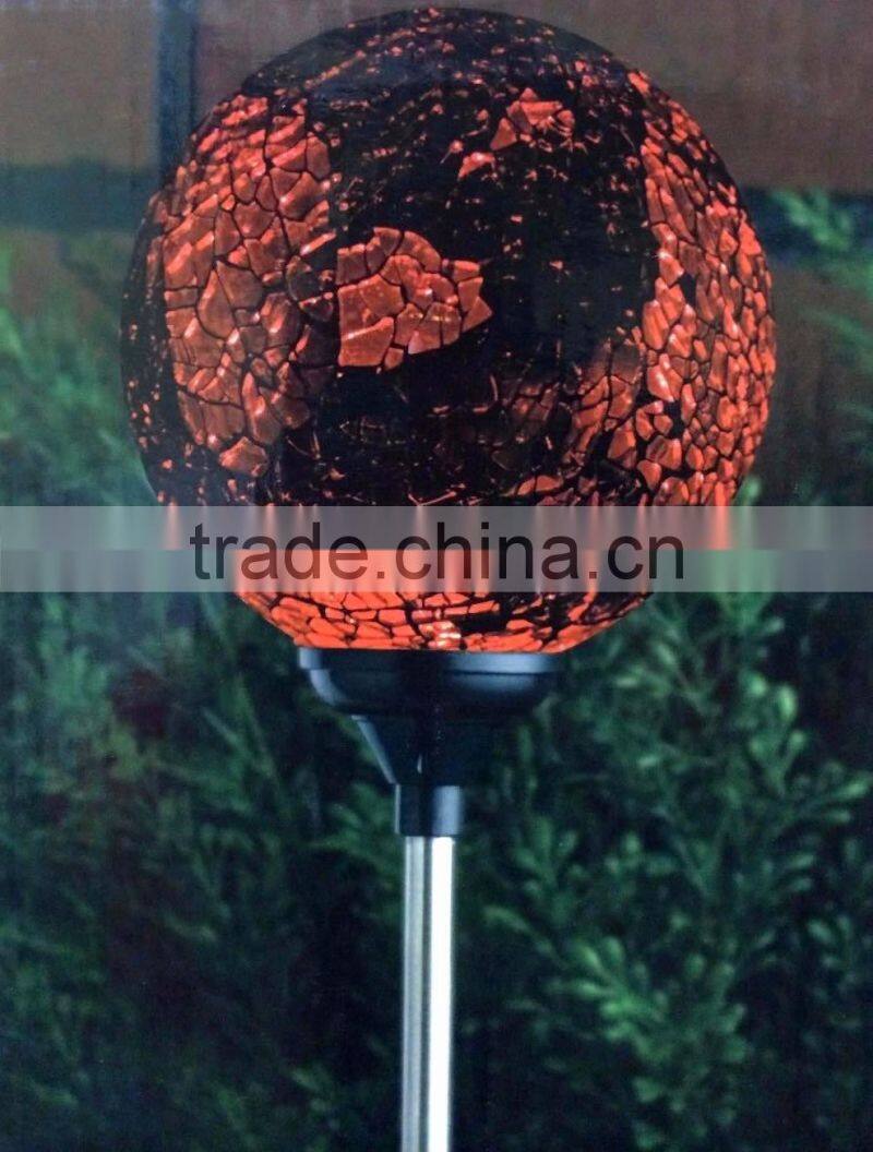12-PC SUNSET SOLAR MOSAIC BALL (PDQ) Light