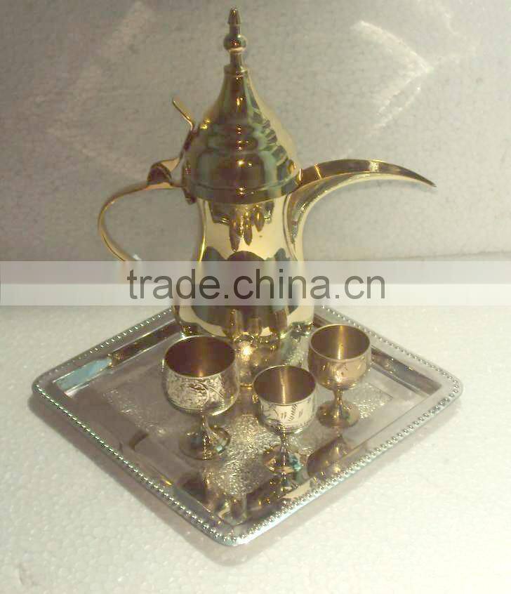 Arabic dallah set, arabic tray set, arabic coffee set, coffee serving set,