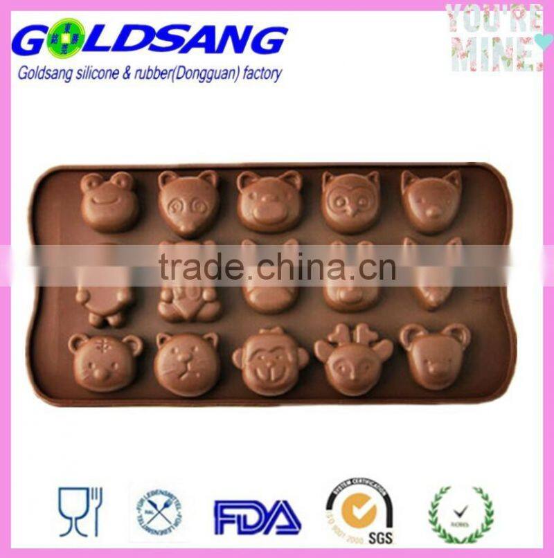 FDA grade Chocolate Cake Decorating Silicone Molds Candy Tools