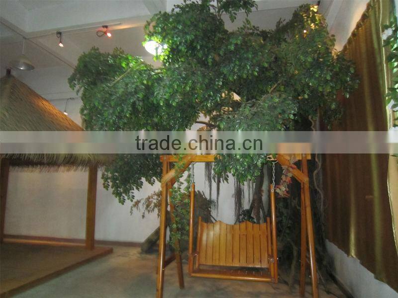 2016 hot sale artificial maple tree plastic maple flower tree