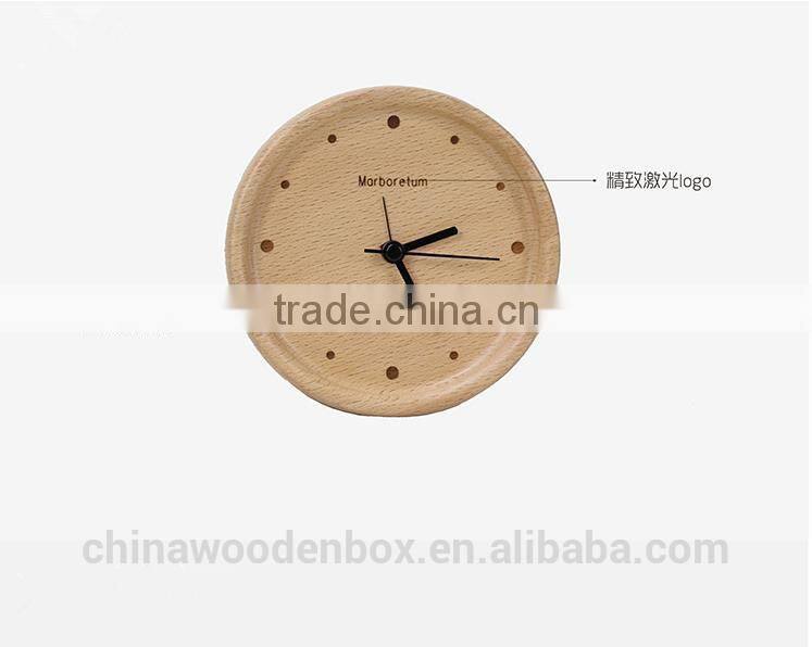 high grade carving custom wooden digital wall clock